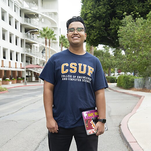 CSUF College of Engineering and Computer Science Tee - Navy